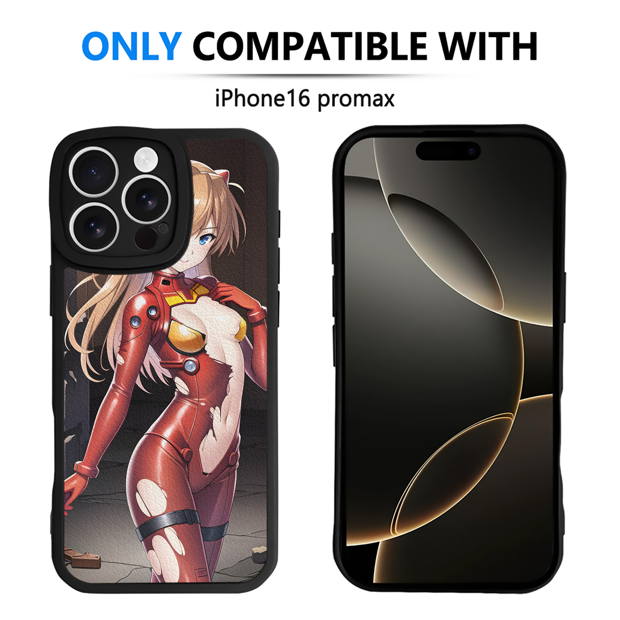 （画像用） EVA 新世紀エヴァンゲリオン 【iPhone 16シリーズ対応】シリコンスマホケース（レザー調） 材質：シリコン